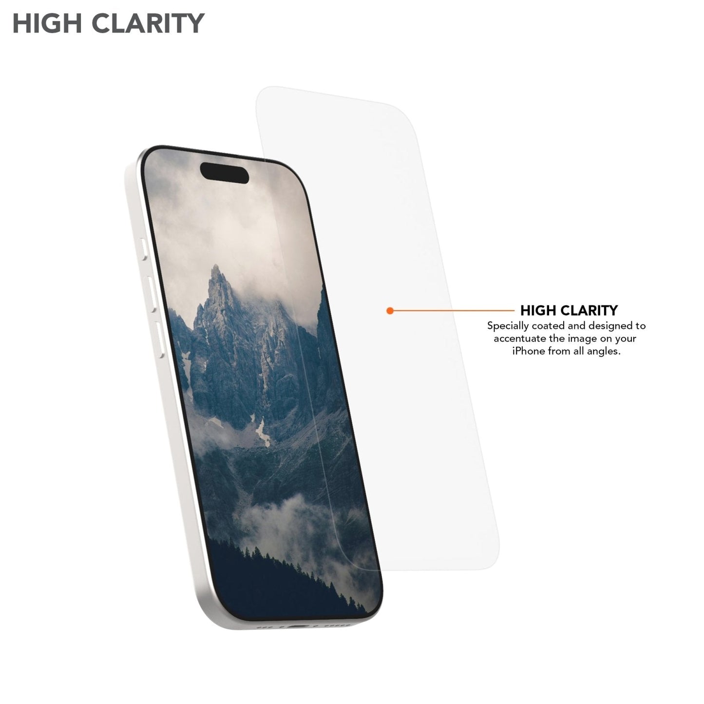 iPhone 16 Plus Tempered Glass Screen Protector